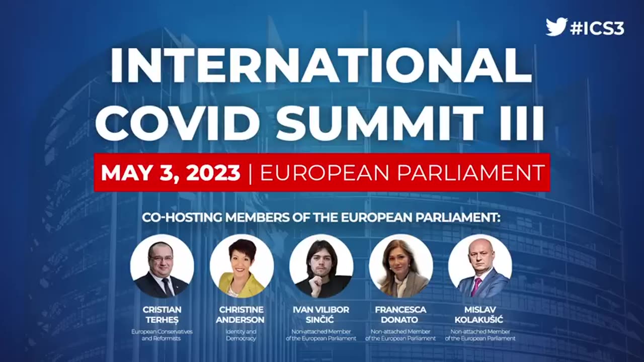 International Covid Summit III - MEPs, Dr. Robert Malone, Dr. Byram Bridle - Press Conference