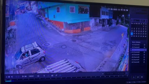 Accidente en el barrio Panorama de Floridablanca