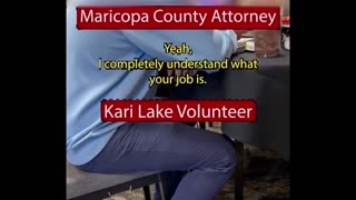 WOW!!! Maricopa County Attorney Curses Out Kari Lake Volunteer