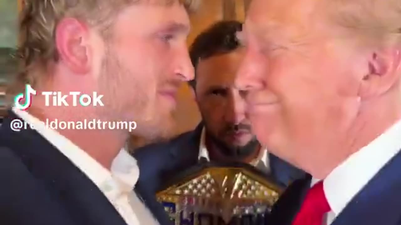 Donald Trump meets Logan Paul