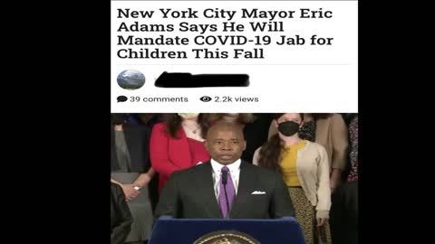 NYC mayor Eric Adams will enforce Jab mandates for school children this fall