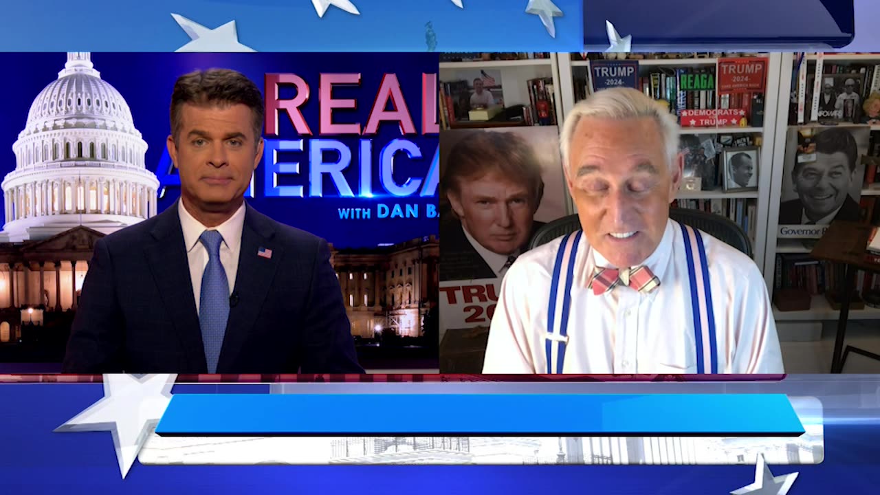 REAL AMERICA -- Dan Ball W/ Roger Stone, The Radical Track Record Of Tim Walz, 8/8/24