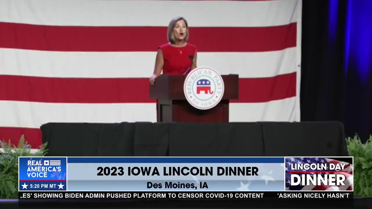 Kim Reynolds says America can't take FOUR MORE YEARS of Biden!