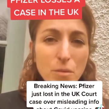 UK court case and Pfizer lost