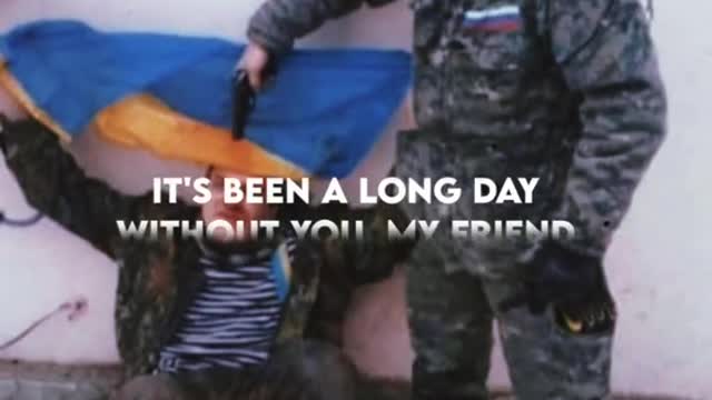 Russian soldier captured a Ukranian soldier