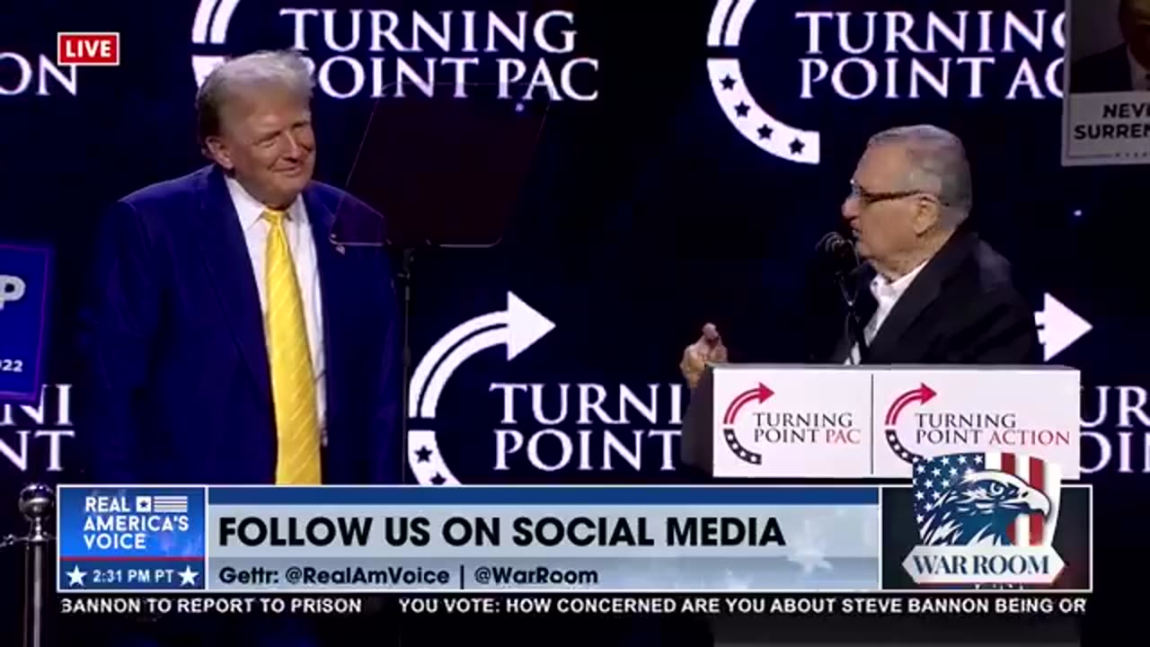 Epic: President Trump invited Sheriff Joe Arpaio on stage to say a few words: