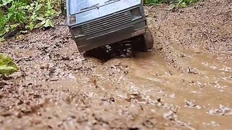 VW T3 Doka Syncro Bulli mudding 4x4