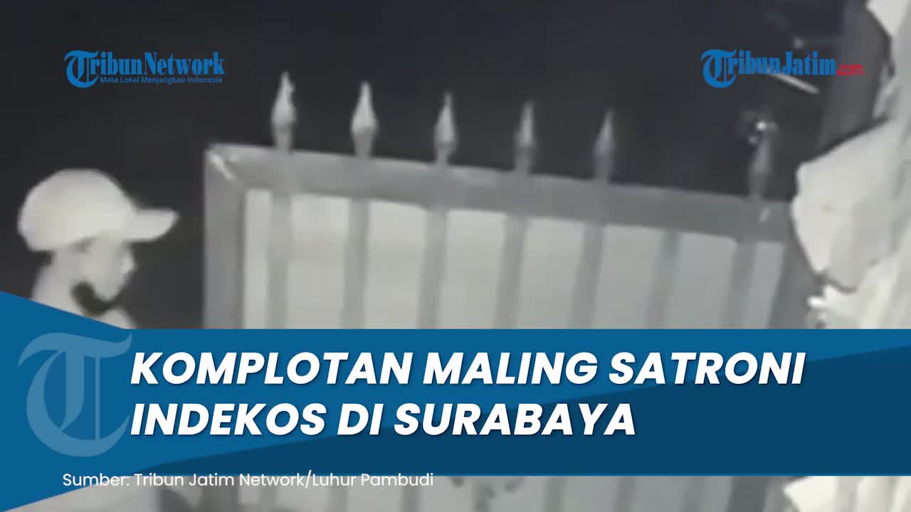 Detik-detik Komplotan Maling Satroni Indekos di Surabaya, Sempat Berupaya Ubah Arah CCTV