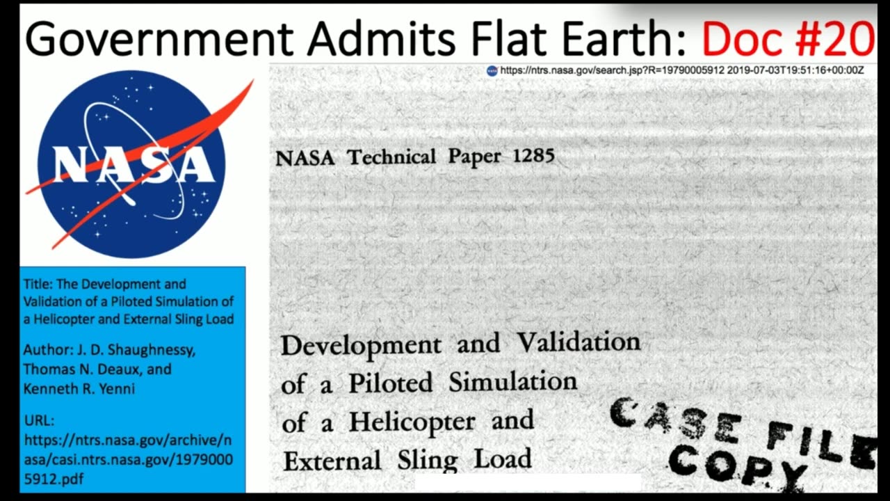 44 Government Documents Admitting FLAT EARTH
