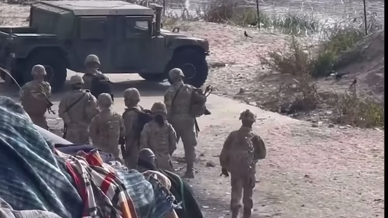 Soldiers arrive at Texas Border to stop the Invasion