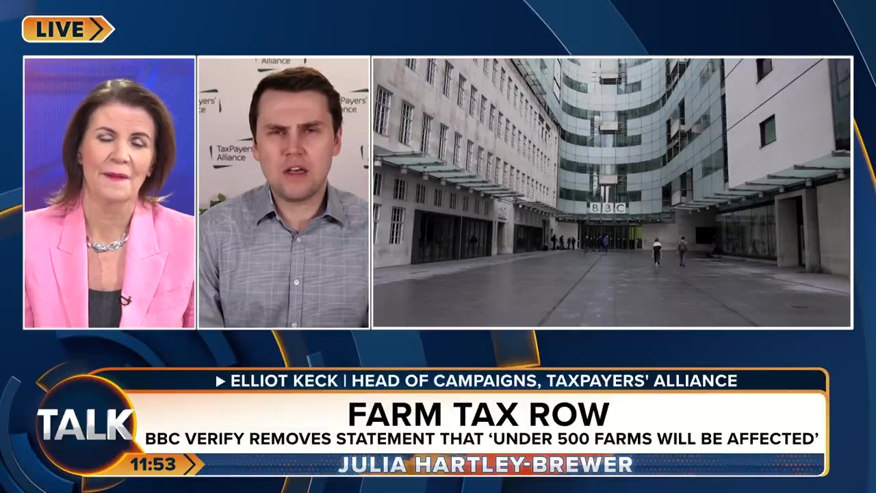 BBC Verify have quietly deleted a statement that ‘under 500 farms will be affected’