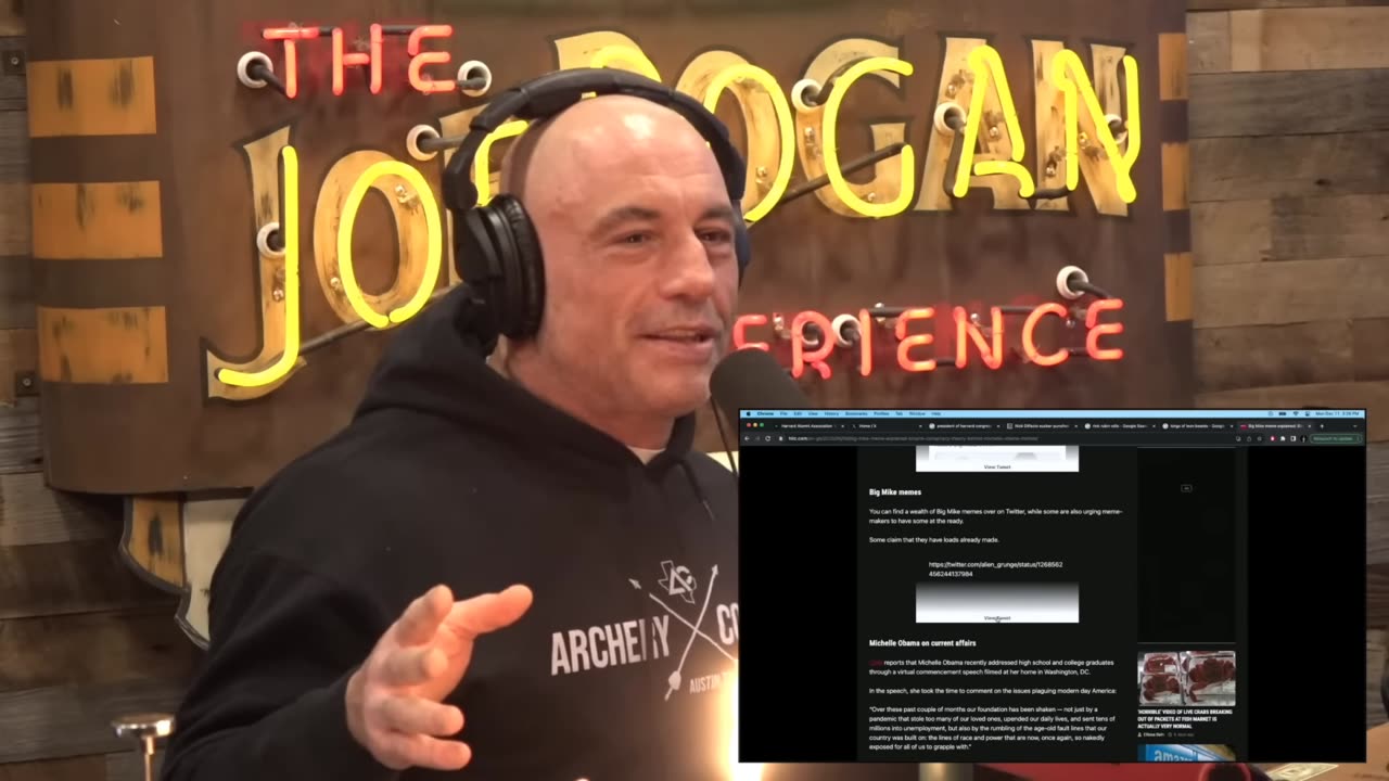 Joe Rogan I Hope Obama Has to Address 'Big Mike'