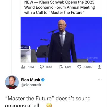 Klaus Opening at WEF 2023: “Master the Future.”