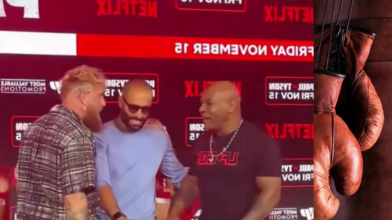 Mike Tyson PUNCHES Jake Paul @ Press Conference #miketyson #jakepaul #boxing #viralvideo