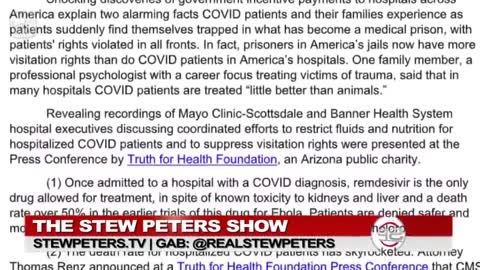 Receipts: Hospitals Paid to Kill- Providers Incentivized By Feds to Murder Covid Patients