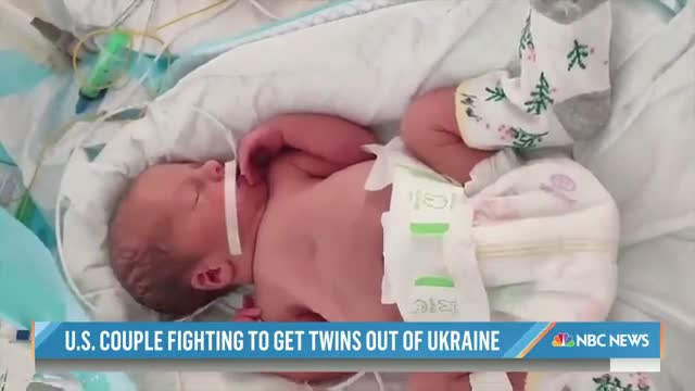 US Couple Fighting To Get Newborn Twins Out Of Ukraine