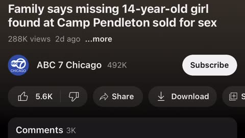 14 yo girl trafficked at marine base?