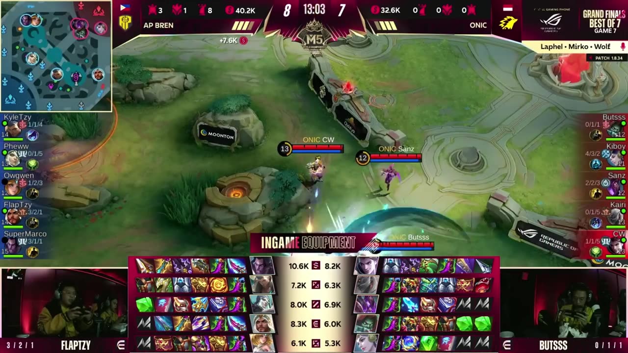 M5 World Championship Grand Finals ONIC vs APBR Game 7