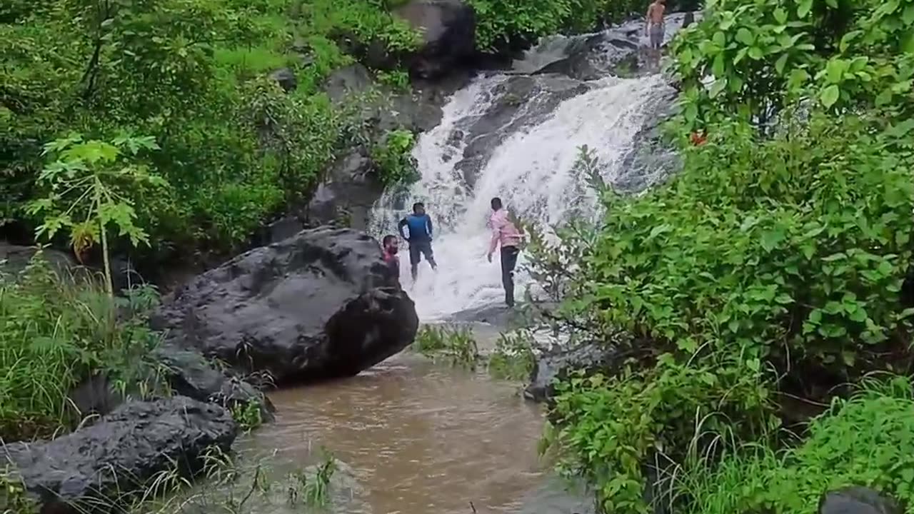 Hidden waterfall in thane