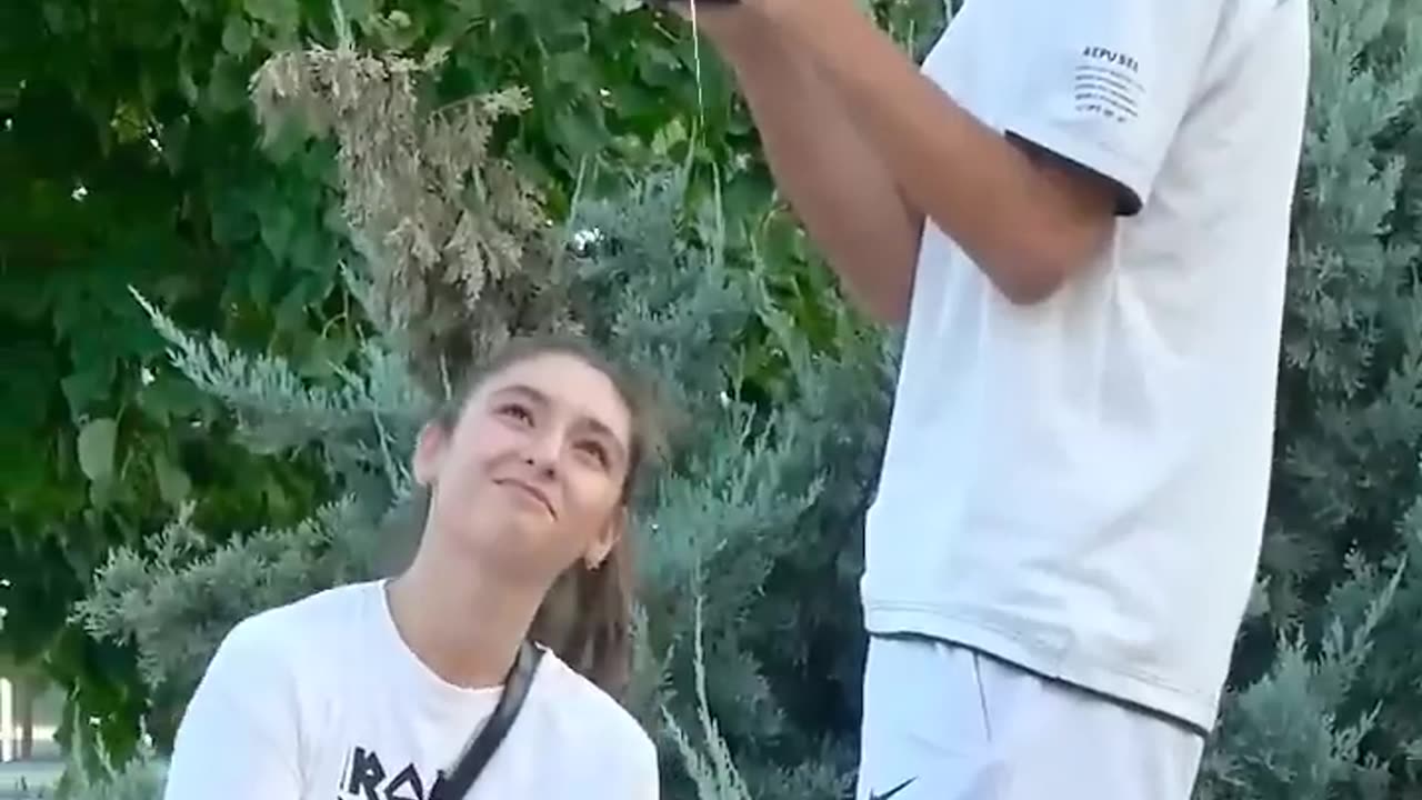 Crazy girl prank
