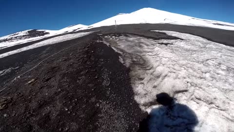 Mount Fuji Climb. High winds. Dangerous Conditions.
