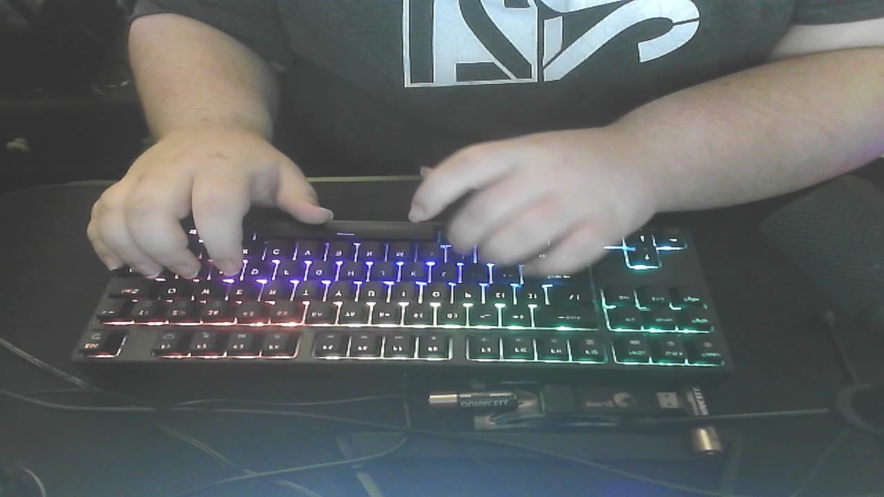 ASMR | Typing on a Gaming Keyboard for 13 Minutes! NO TALKING :)