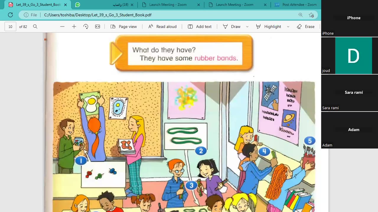 sentences and reading