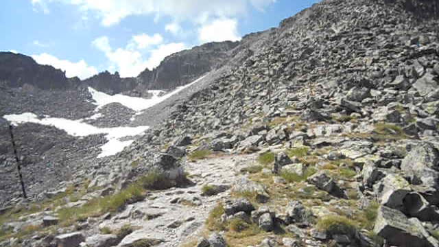 The lakes before Mount Musala in Bulgaria