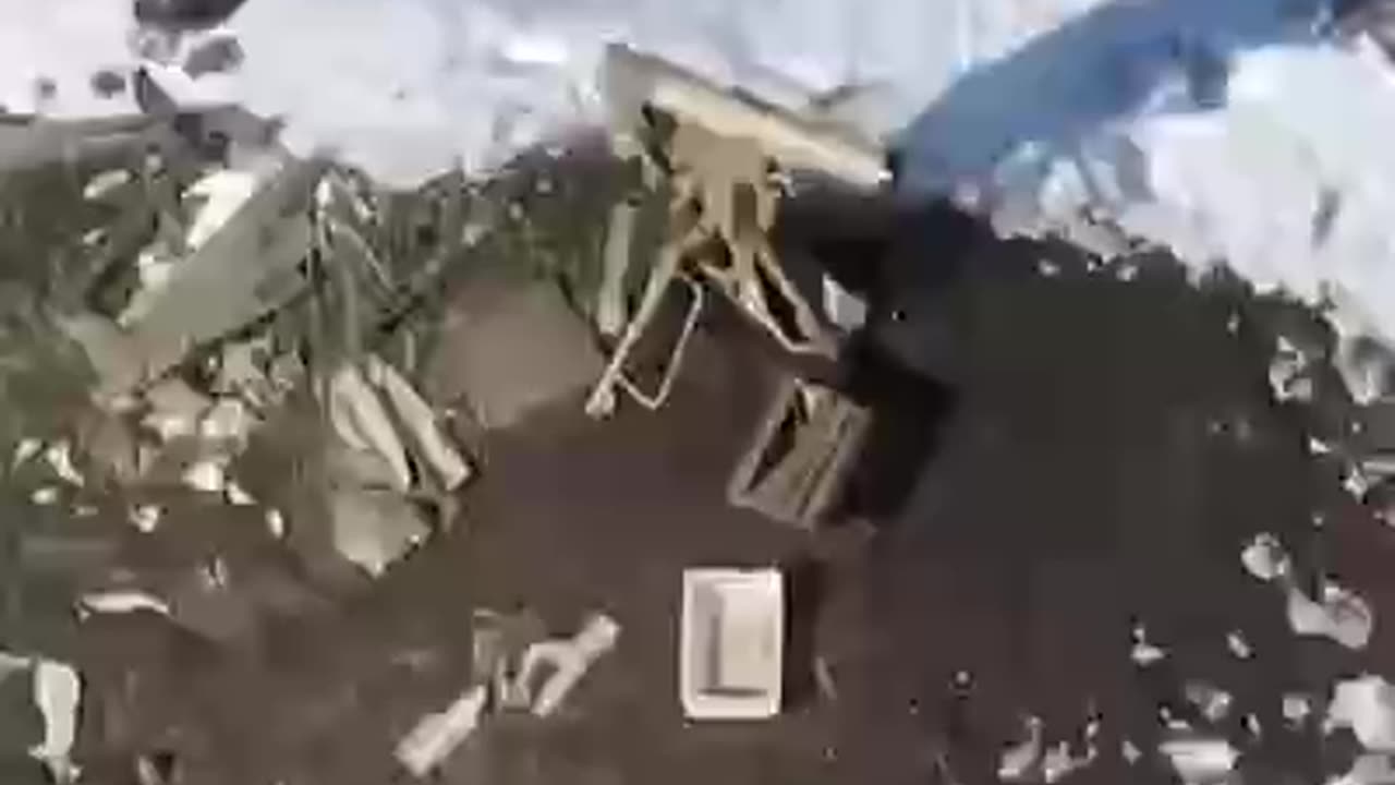 Ukrainian Kamikaze Drone Strike