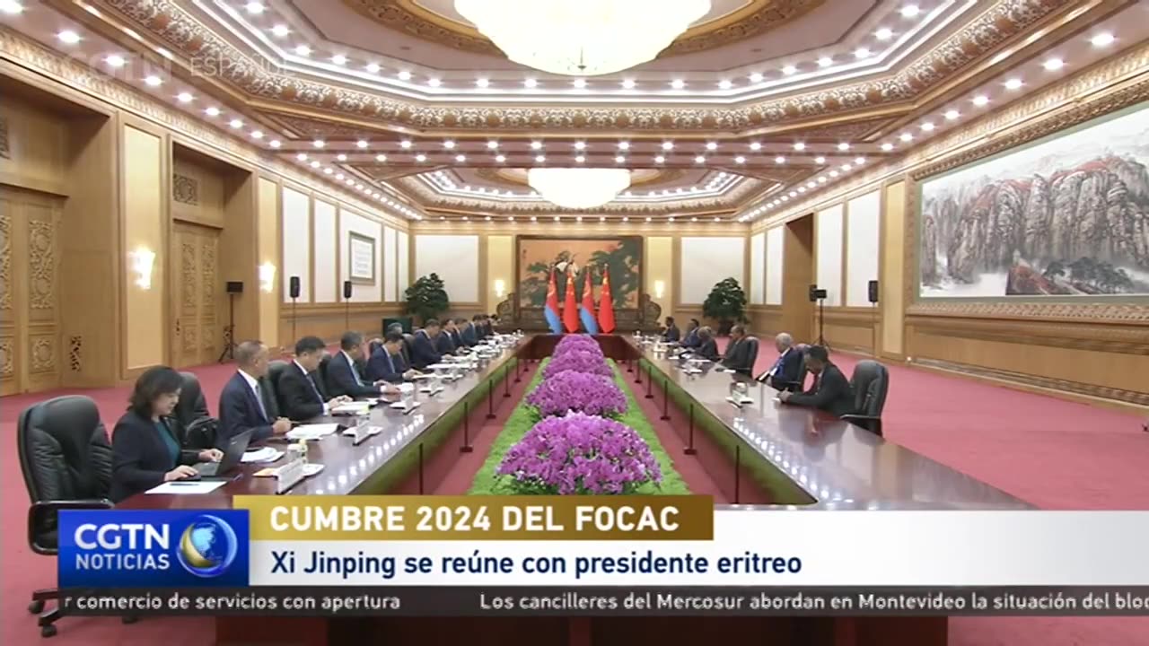 Xi Jinping se reúne con presidente eritreo