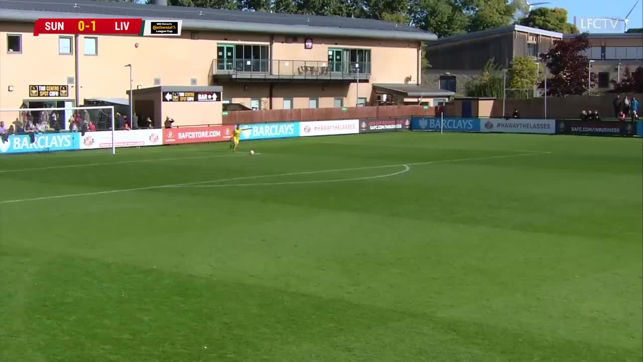 HIGHLIGHTS_ Sunderland 0-1 Liverpool FC Women _ Campbell free-kick wins it