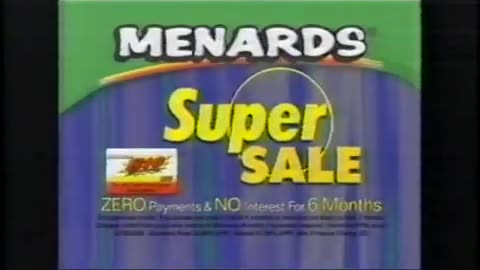 January 24, 2010 - A Super Sale at Menards