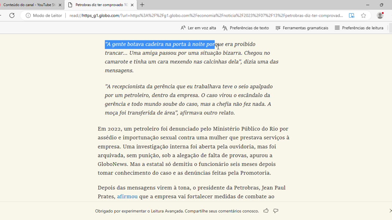 Petrobras diz ter comprovado 10 casos de assédio e importunação sexual entre 81 denuncias