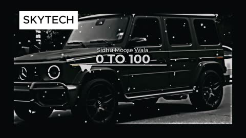 0 TO 100 by Sidhu Moose wala | slowed and reverb | SkyTech
