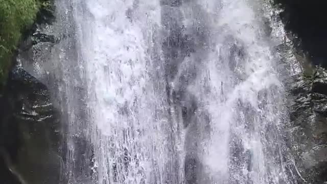 Lapas Waterfall, Near Barot Valley, Mandi, Himachal.