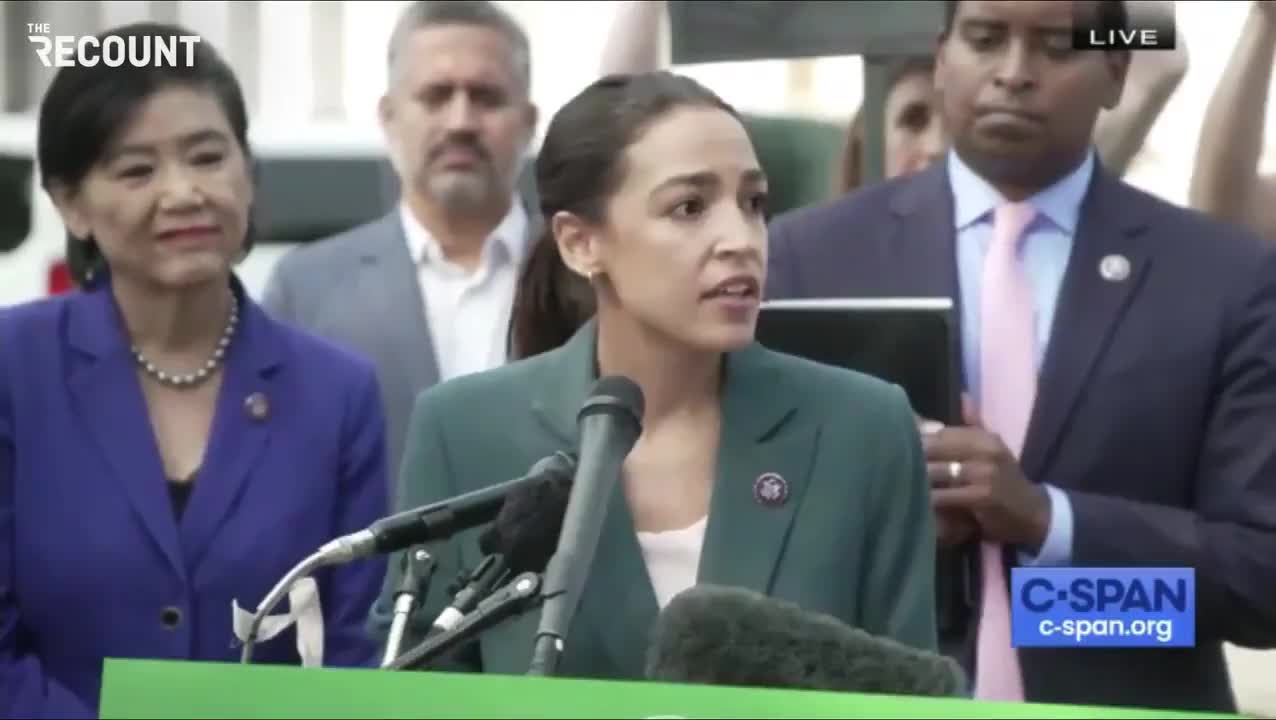 AOC Says Climate Change Needs "Wartime Scale Mobilization"