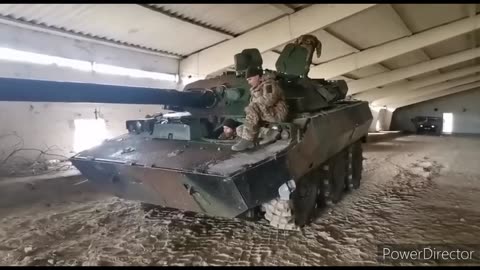 Ukrainian Tank Crew Gets Assigned Their AMX-10 Wheeled Tank