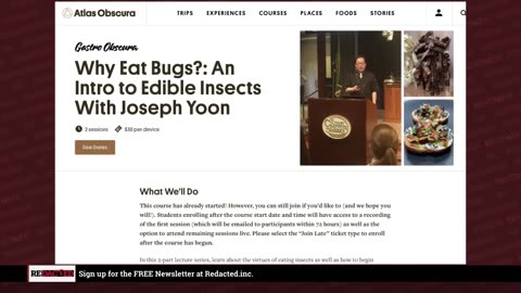 Redacted - The WEF is HIDING bugs in these foods and you don't even know it _