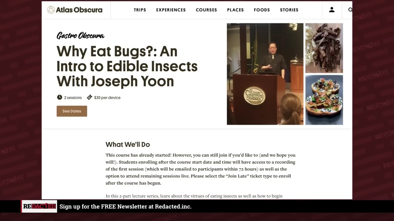 Redacted - The WEF is HIDING bugs in these foods and you don't even know it _