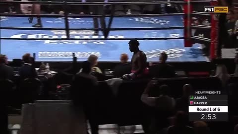 Fighter walks out of the ring after the fight starts 😳