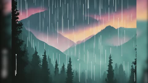 Dream with Gentle Spring Rain Sound at Night | 8 Hours for Relaxation and Better Sleep #sleepmusic