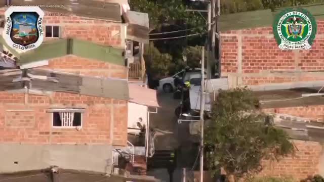 Operativo de la Policía Metropolitana de Bucaramanga