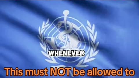 Urgent! The WHO plandemic treaty is being signed into "law"