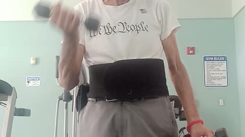 My 93 Year Young Champion Dad's BICEP WORKOUT plus Motivational Words!!!