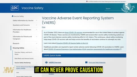 Aaron Siri on how VAERS is there only to prove vaccine safety