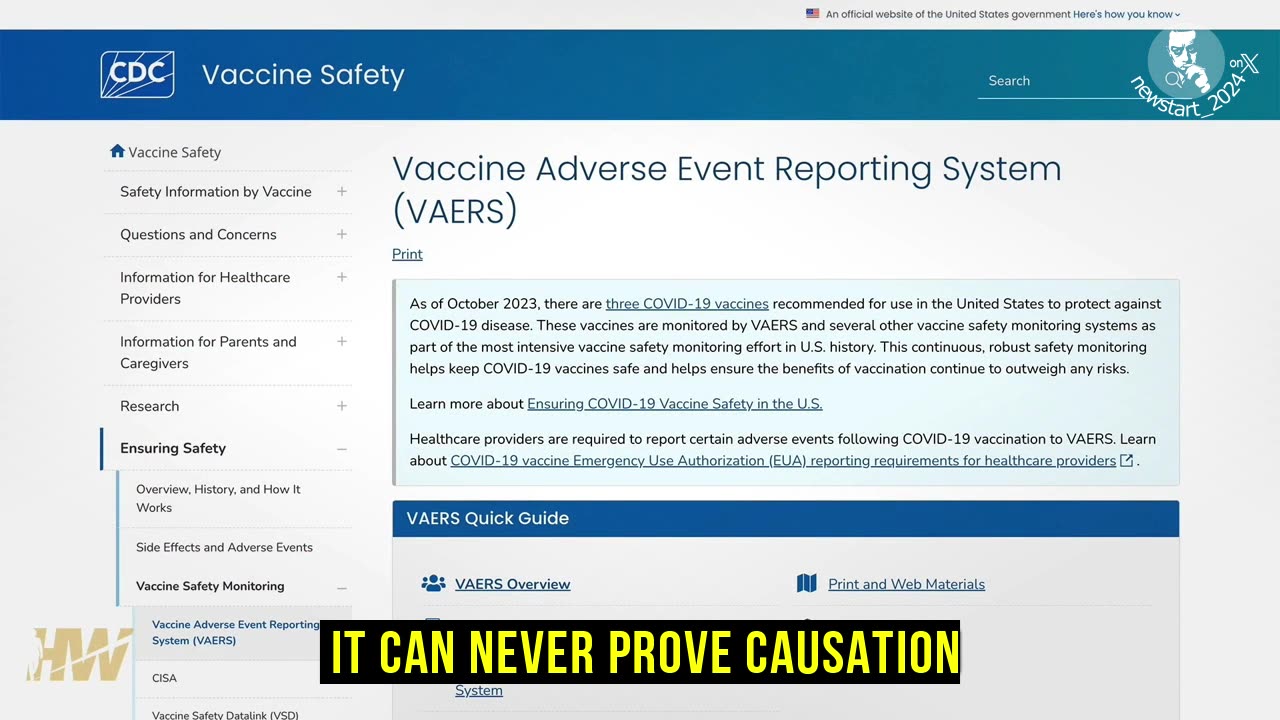 Aaron Siri on how VAERS is there only to prove vaccine safety