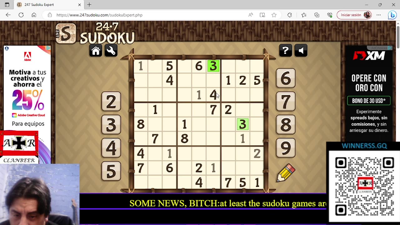 sudoku expert, bingo out