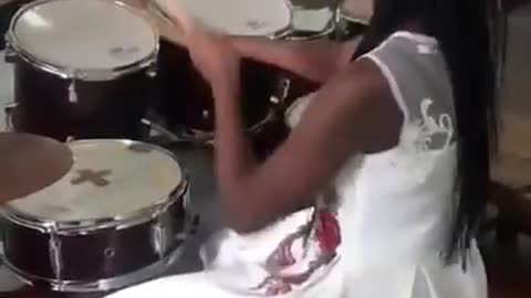 Drummer girl skills.....I am speechless.