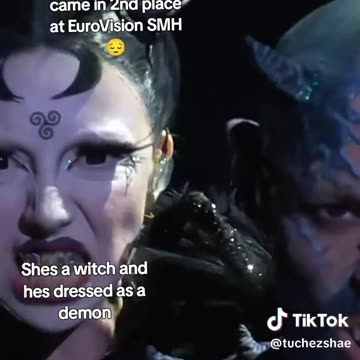 Satanic rituals at Eurovision song festival
