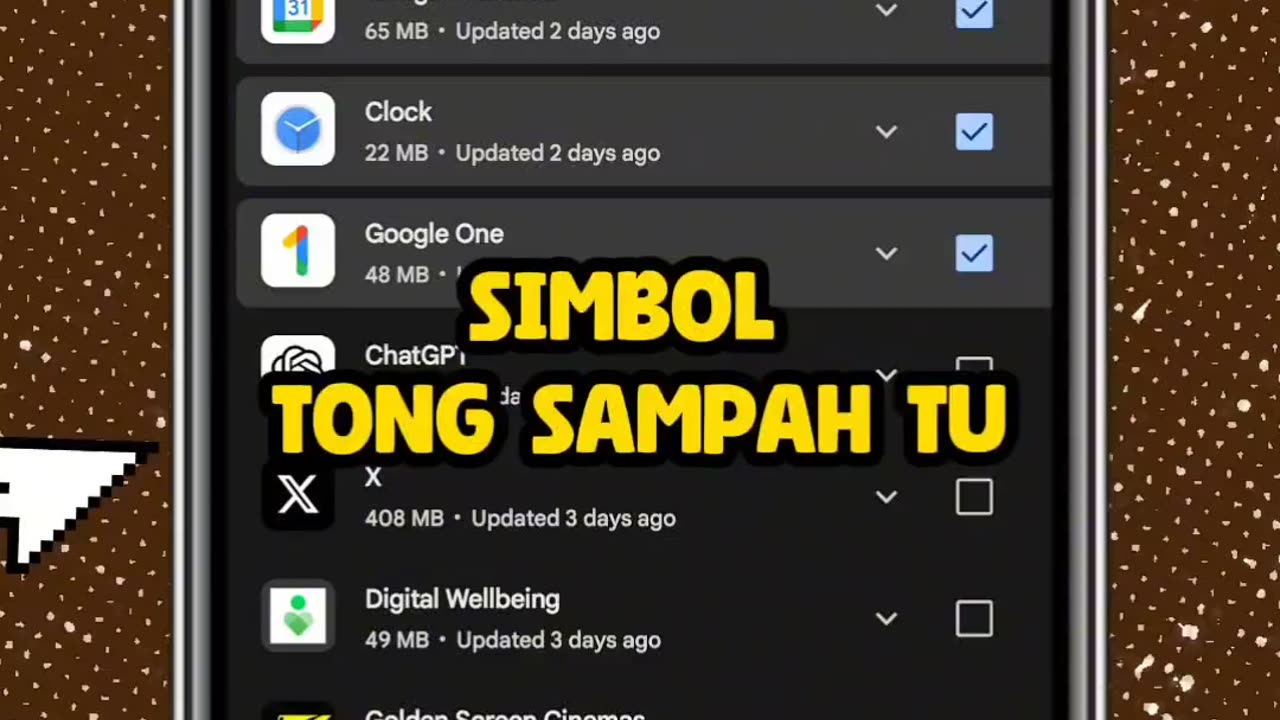 CARA UNISNTALL SEMUA APPS SERENTAK DEKAT PLAYSTORE